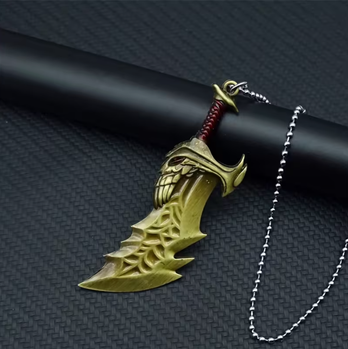 skull sworder necklace