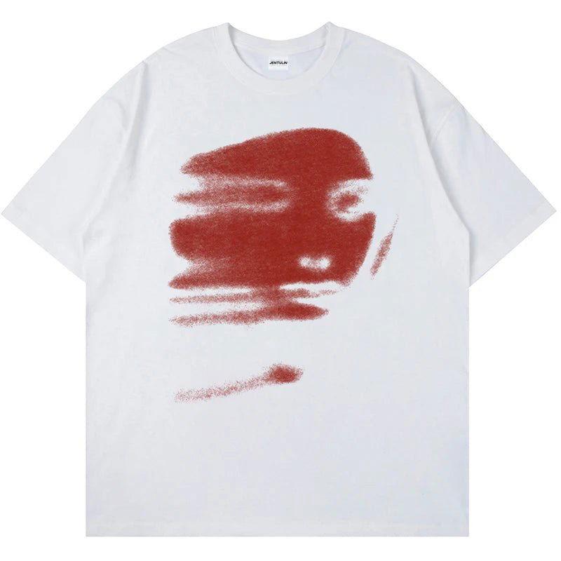 Summer Loose Short Sleeves T-shirt Men's And Women's Round Neck