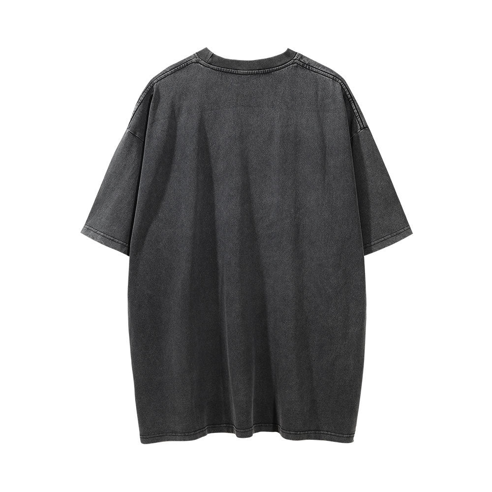 Men's Loose Round Neck Half Sleeve